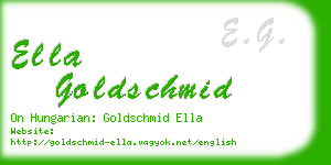 ella goldschmid business card
